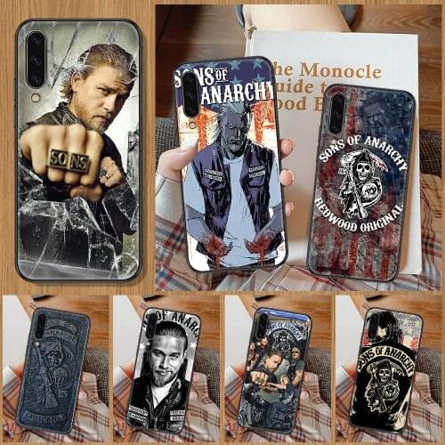 Sons of anarchy TV Phone Case For Samsung Galaxy A 10 12 20E 21S 30 32 40 50 51 52 70 71 72 5 6 7 2016 2018 black silicone coque