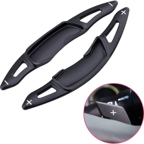 Steering Wheel Gear Shift Paddle Extension Accessories For Subaru Forester XV Crosstrek Ascent Outback Legacy Impreza BRZ Black