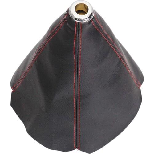 Universal PVC Leather Car Gear Shift Knob Lever Manual Gaiter Shifter Boot Dirt-proof Anti-dust Cover