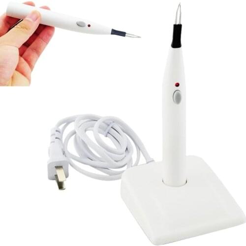 Dental Gutta Percha Tooth gum Cutter Endo Gutta Cutter with 4 Tips