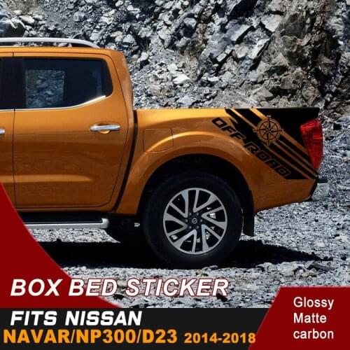 Tire print compass adventure off road vinyl graphics decals car stickers fit for Ford Ranger and wildtrack Bed box