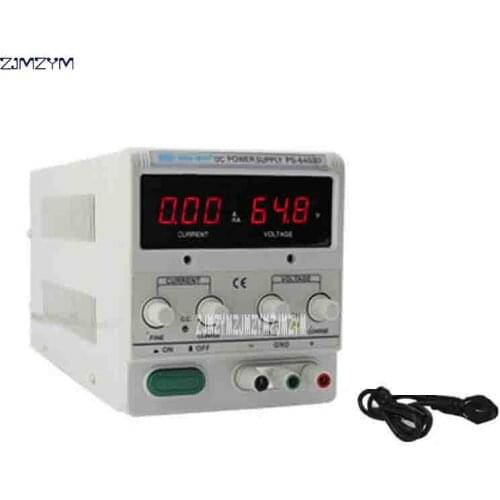 High Performance 3LED Digital Power Supply Adjustable Switching Voltage Regulators DC Power Supply PS-6403D 0-64V 0-3A