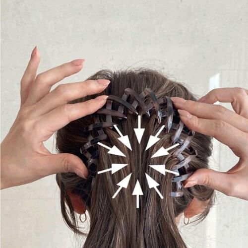 2021 Adjustable Hairpin Tools Easy Tidy up Hair Clip Styling DIY Fashion Women Accessories Diffuser Nets Hair Band