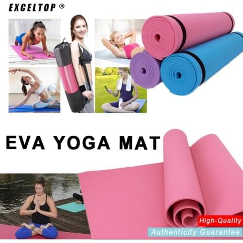Women Yoga Mats Yoga Equipment EVA Non Slip Yoga Mat Exercise Fitness Pilates Camping Gym Meditation Pads Soft Yogamat