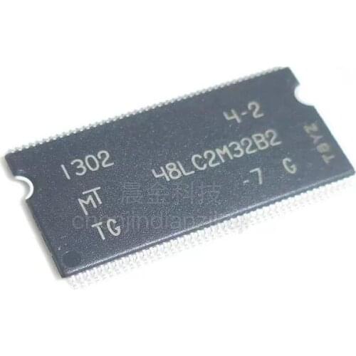 1pcs/lot 48LC2M32B2 MT48LC2M32B2TG-7G TSOP86