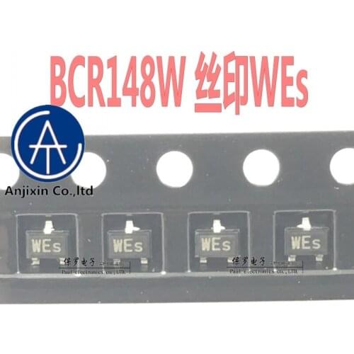 10pcs 100% orginal new transistor BCR148W silk screen WEs SOT-323 real stock