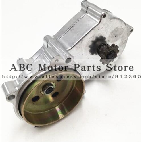 11 tooth Double stranded chain polishing Reduction Gear Box for 2 stoke mini dirt bike, Quad 49CC Engine spare parts