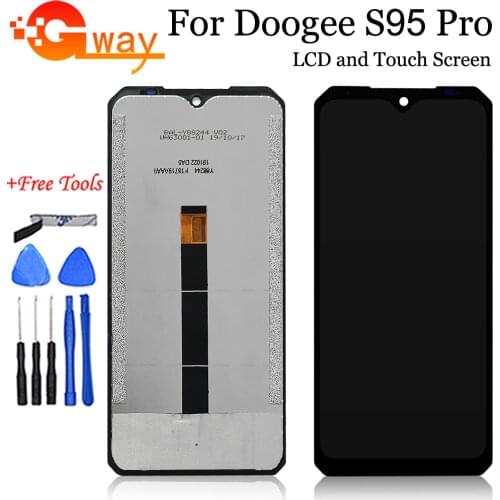 6.3" For Doogee S95 Pro LCD Display Touch Screen Digitizer Assembly For Doogee S95 Pro Mobile Phone Accessories With Free Tools
