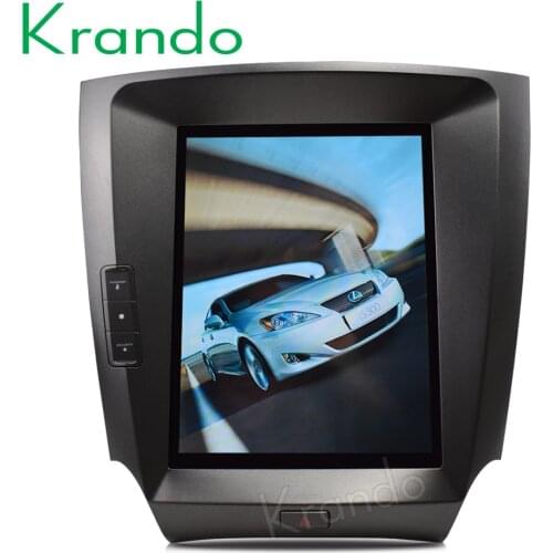Krando Android 9.0 10.4" Tesla Style Vertical Screen Car Multimedia For Lexus IS250 IS300 IS350 2006-2011 Radio Gps Navigation