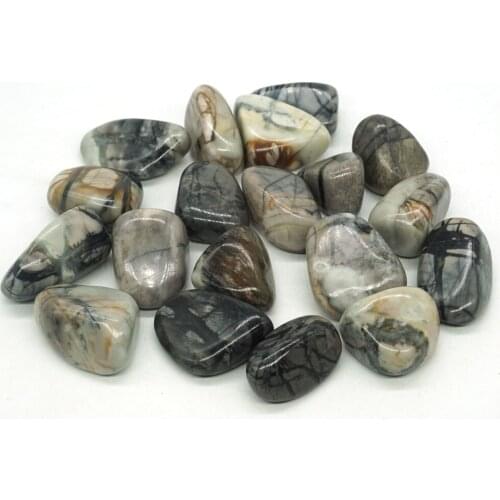 Bulk Tumbled Picasso Jasper Stone Natural Polished Gemstone Supplies for Wicca, Reiki, Crystal Healing