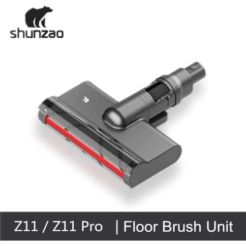 Original Shunzao Cleaner Parts Floor Brush Unit for Handheld Vacuum Cleaner Z11&Z11 Pro HEPA Filter Sponge Filter Rolling Brush