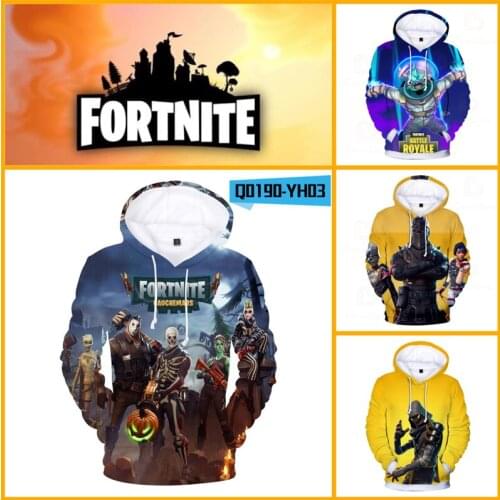Hero Child Wear Fortnite Victory Long Sleeve Tops Boys Clothes Kids Sweatshirt Battle Royale 3d Boys Girls Harajuku Jacket