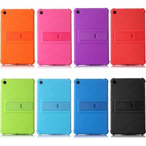 Kids Soft Children Shockroof Stand Silicon Back Case For Xiaomi MiPad 4 Mi Pad 4 MiPad4 8.0" 2018 Tablet Cover Shell + Pen