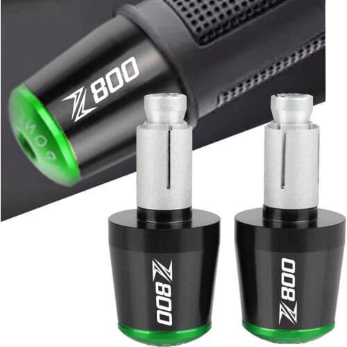 FOR KAWASAKI Z800 Z 800 2013 2014 2015 2016 2017 2018 2019 Motorcycle CNC Handlebar Grips Bar Ends Handle bar Grip Cap Slider