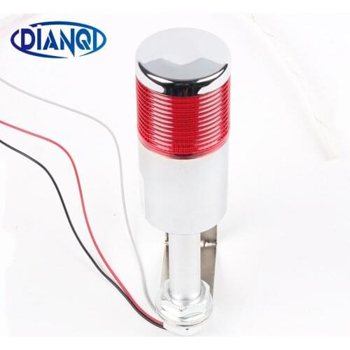 Red LTA Vertical Industrial Multilayer Stack light Lamp Signal Tower Alarm caution light Flash Industrial Tower LED Silver