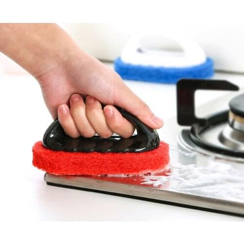 Kitchen cleaning brush bathroom bathroom kitchen glass cleaning bathtub sponge brush ceramic cleaning tools