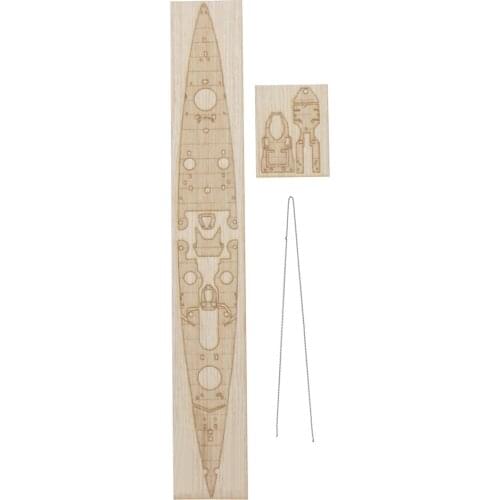 1:700 Gneisenau Wooden Deck Ship Assembly Cruiser Kits DIY Kids Toy