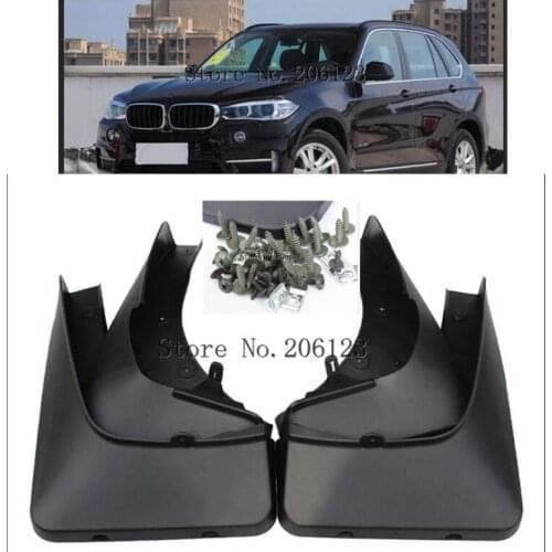 FRONT REAR MOLDED MUD FLAPS FIT FOR 2014-2016 BMW X5 F15 MUD FLAP SPLASH GUARD MUDGUARDS FENDER KIT ACCESSORIES