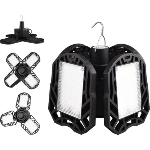 Rechargeable Lamp Solar Battery 104LED Flashlight Foldable Portable Light LED Lantern Camping Light For Tent