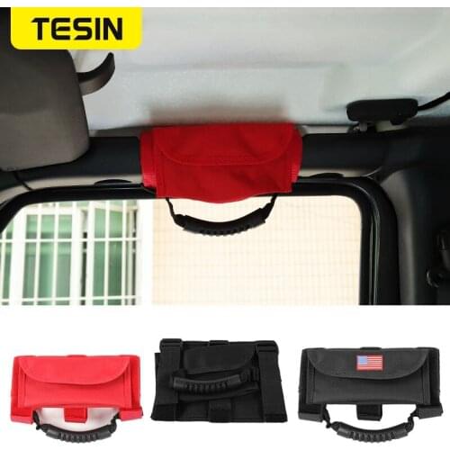 Armrest for Jeep Wrangler TJ JK 1997-2019 Car Roll Bar Mount Side Grab Handles Kit for Jeep Wrangler JL 2018 Thbest Accessories
