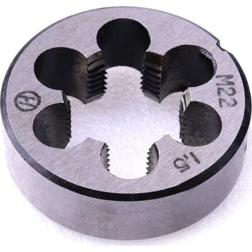 Professional M22x1.5 Metric Right Hand Die High Hardness High Speed Steel Round Die Inside Diameter 1.5mm for mold machining