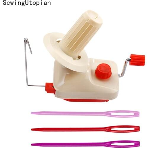 Hand Operated Wool Winder Holder String Ball Coiler for Yarn Fiber Winding Machine Yarn Fiber Winder Machine Sewing Accessories