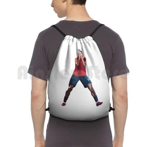 Jesse Lingard 2019 / 20 Backpack Drawstring Bag Riding Climbing Gym Bag Jesse Lingard England Goal Celebrating Celebration