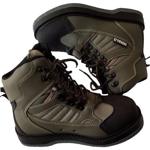 Quick-dry wear resistant breathable waders fly fishing boot shoes wading tackle outdoor Unisex Skid-resistance rock Drainage