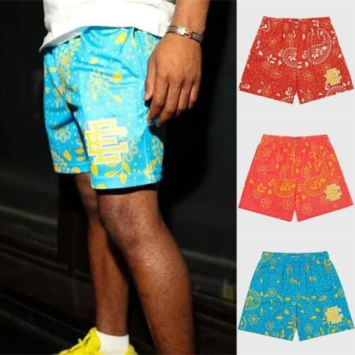 Eric Emanuel EE Basic Short NEW YORK CITY SKYLINE New mens fitness exercise shorts breathable mesh casual shorts