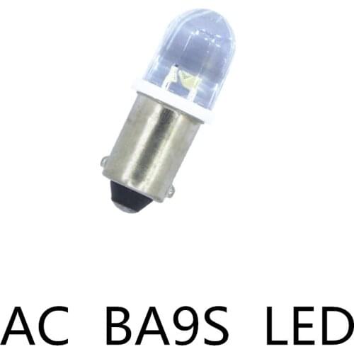 BA9S AC LED bulb ba9s AC12v light AC3v flashlight bulb Instrument bulb AC6V Indicator bulb ac8v ba9s ac18v ac24v ba9s ac4.5v