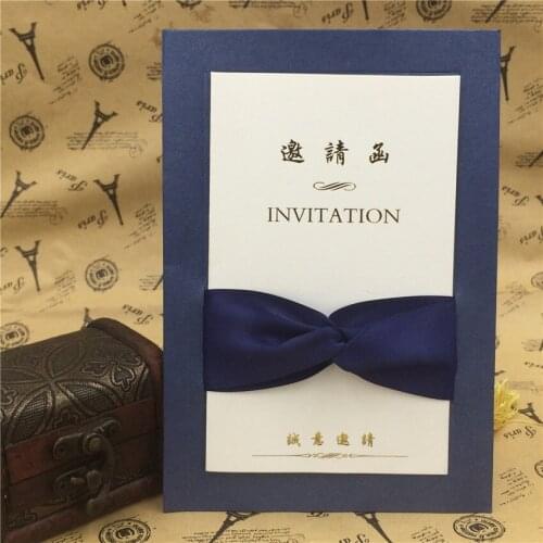 High Quality Wedding Party Event Invitation Card Birthday Party Business Invitation Cards Blank Inside Page 20pcs/pack