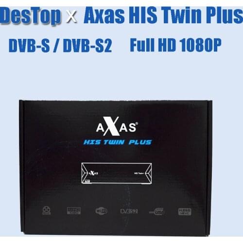 2020 Axas His Twin DVB-S2/S HD Satellite TV Receiver WiFi + Linux E2 Open ATV 6.2 smart tv box