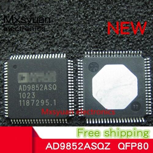 1PCS AD9852ASQ AD9852ASQZ QFP80 CMOS 300 MSPS Complete DDS