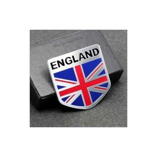 5 pieces 3D Aluminum United Kingdom flags ENGLAND Car-Styling For Rover JAGUAR Car Styling