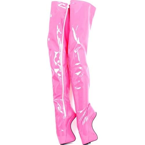 7.09in High Height Womens Sexy Party Boots Hoof Heels Over-the-Knee-High Boots US Size 6-14 No.MT1827