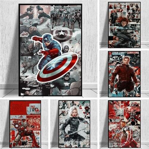 Disney 5D DIY Diamond Painting Marvel Superhero Diamond Embroidery Cross Stitch Kits Mosaic Home Decor