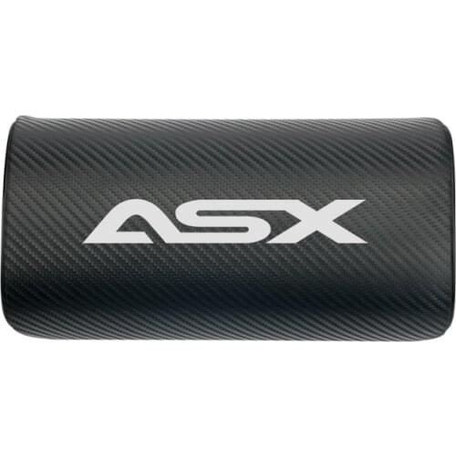 Car Styling for Mitsubishi ASX car neck pillows both side pu leather single headrest cover 1PCS