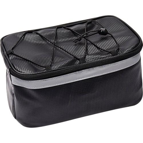 PVC Mountain Road Bike Trunk Bag Waterproof Bicycle Rear Seat Pack Trunk Pannier for Cycling Large Capacity Pouch