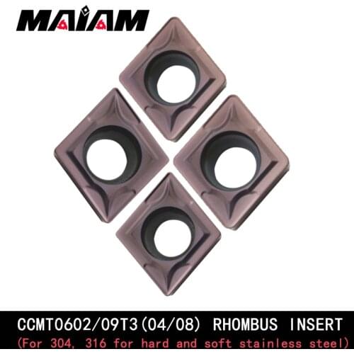 CCMT Turning tool CCMT0602 CCMT09T3 CCMT060204 CCMT09T308 insert and SCLC tool rod for 304, 316hard and soft stainless steel
