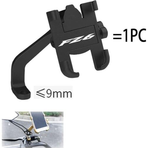 For YAMAHA FZ1 FZ6 FZ8 FAZER FZ 1 FZ 6 FZ 8 Motorcycle Accessories Alloy Motorcycle Handlebar Phone Holder Stand Mount