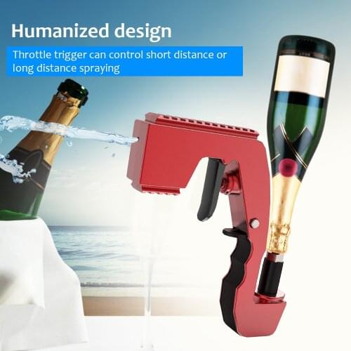 Champagne Wine Dispenser Bottle Beer Ejector Feeding Bottle Beer Spray Gun Bottle Cap Wine Stopper Ejector Feeding Wine Stopper