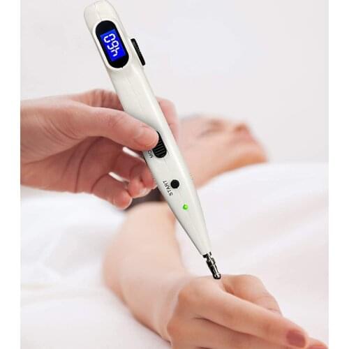 Electric Acupuncture Meridian Pen Electronic Acupuncture Pen Point Detector Acupressure Massage Pain Therapy Face Care Health