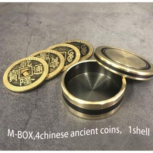 M-BOX by Jimmy Fan (Morgan Size）Magic Tricks Stage Close Up Magia Mystery Box Magie Coin Appearing Magica Illusion Gimmick Props