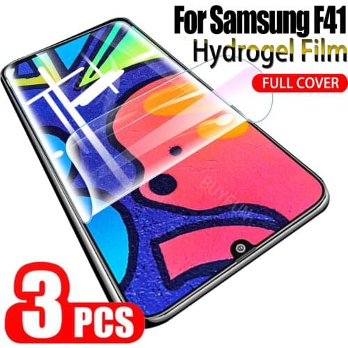 3PCS Hydrogel Film For Samsung Galaxy F41 Screen Protector Hydrogel Protective Film For samsung a30s a10s a21s a20s screen film