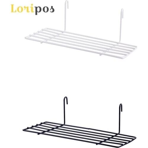 Metal Iron Mesh Shelf Mounting Tray Shelf Baskets Shelf Hanger Hooks Storage Organizer Display Wall Mounted Basket Tray Rack
