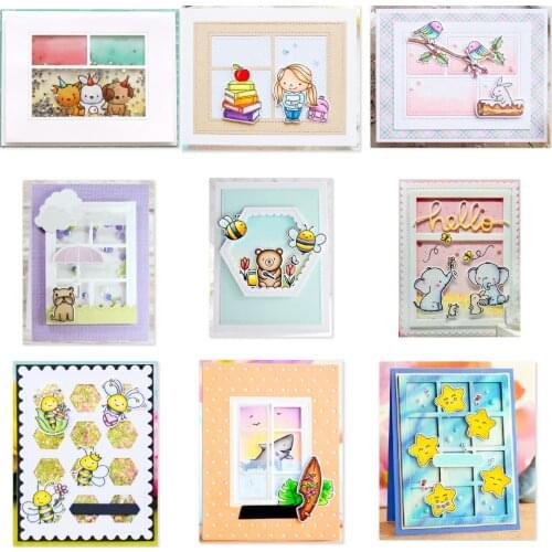 Metal Cutting Dies Stencils Photo Frame For DIY Scrapbooking Decor Embossing Handcraft Die Cutting Template 2020 New