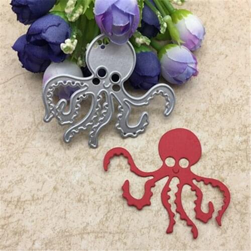 Sea animal octopus DIY cutting dies metal stencils for Scrapbook Card album steel cut dies embossing template