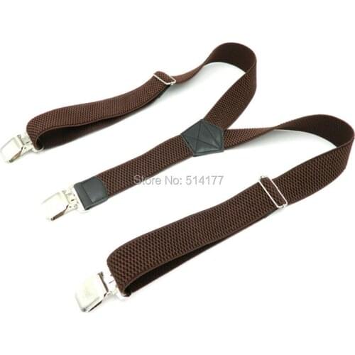2019 Mans fashion braces Trousers Suspensorio Strap 3Clip suspenders width 4cm Husbands/Father Gifts tirantes hombre