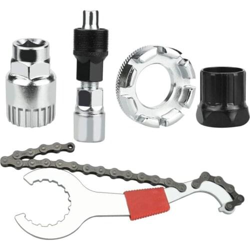 Bicycle Multitool Repair Tool Sets Kits Chain Crank Wheel Extractor Outdoor Cycling Pedal Remover Puller Bicycle Tools Mtb