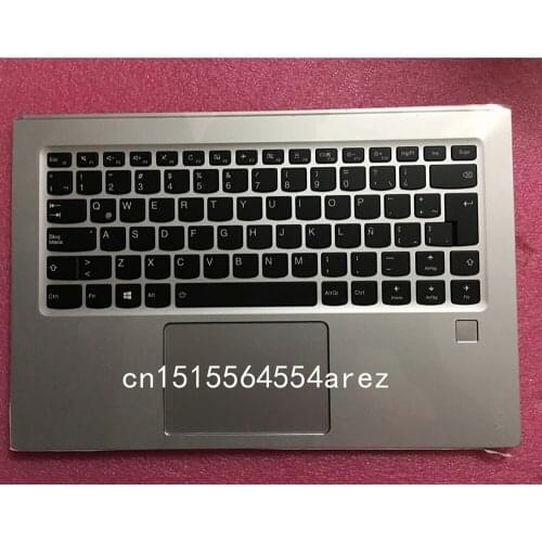New and Original laptop Lenovo ideapad Yoga 910-13IKB touchpad fingerprint Palmrest cover case/Spanish keyboard cover 5CB0M35015